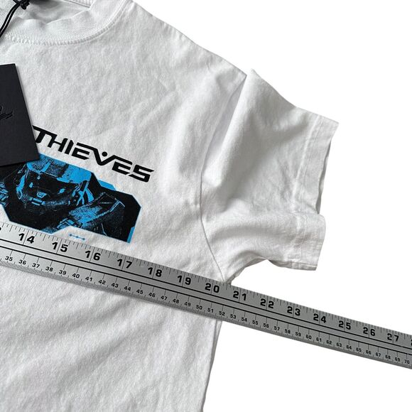 100 Thieves Halo Infinite Shirt Men’s Small White Graphics Cotton Gaming NWT New - Picture 8 of 10